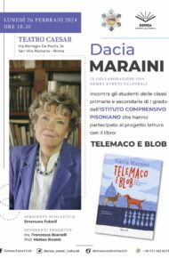 Locandina evento Dacia Maraini